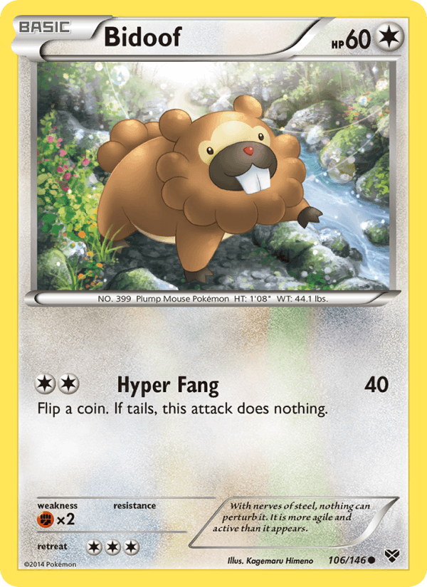 Bidoof (XY Base Set)
