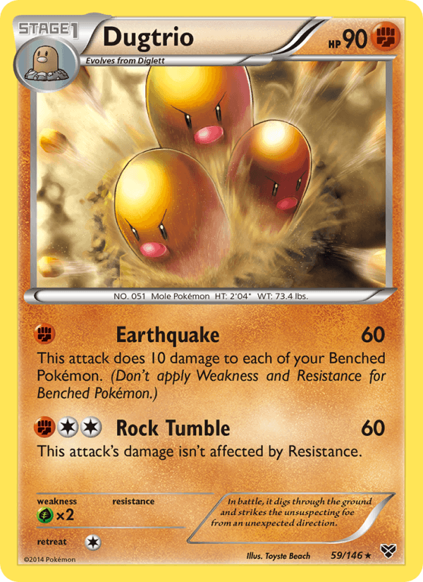 Dugtrio (XY Base Set)
