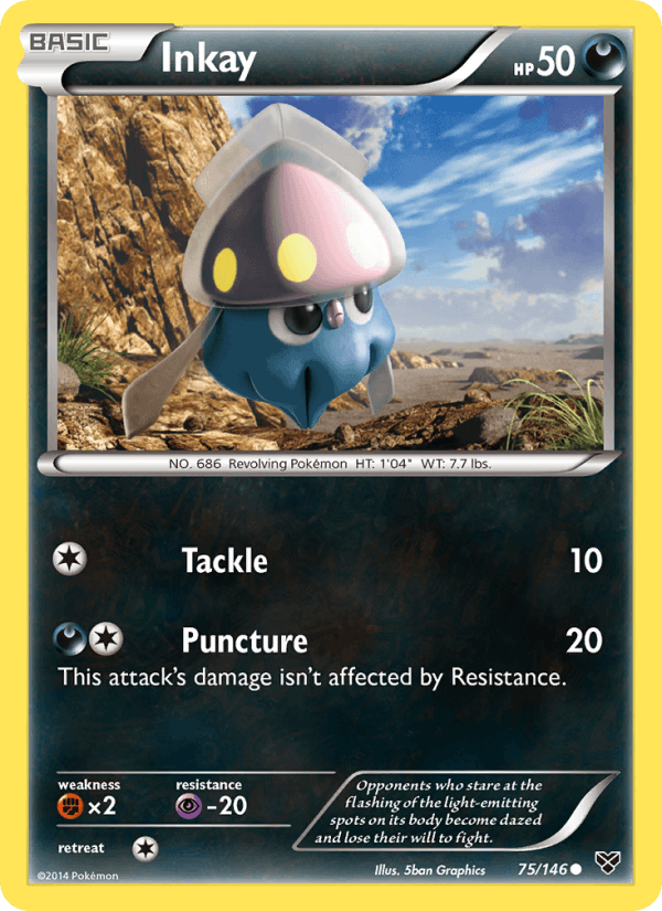 Inkay (75) (XY Base Set)