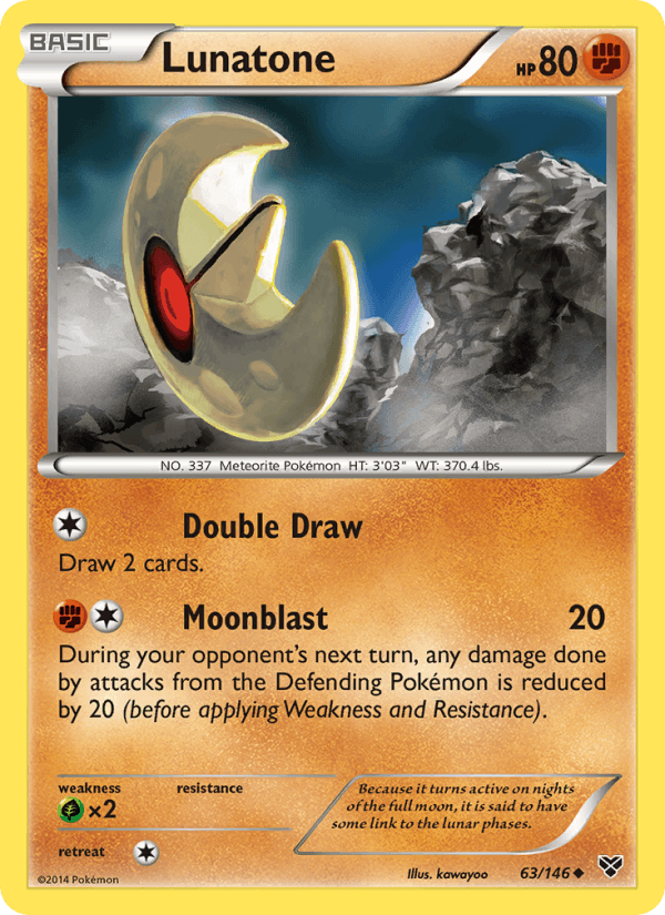 Lunatone (XY Base Set)