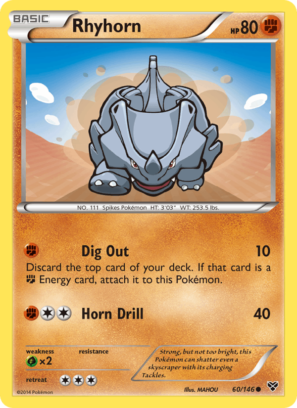 Rhyhorn (XY Base Set)