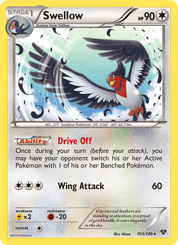 Swellow (XY Base Set)