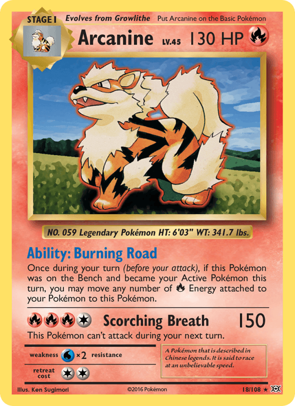 Arcanine (XY - Evolutions)