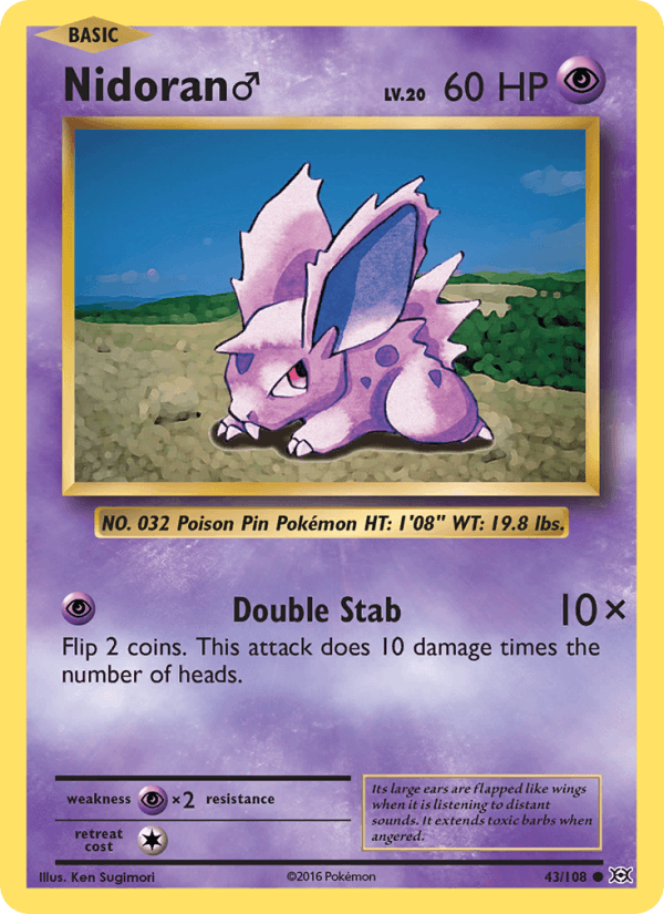 Nidoran M (XY - Evolutions)
