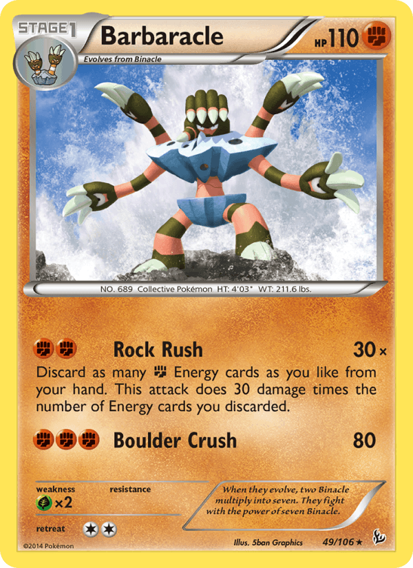 Barbaracle (XY - Flashfire)