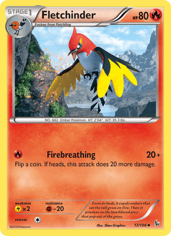 Fletchinder (XY - Flashfire)