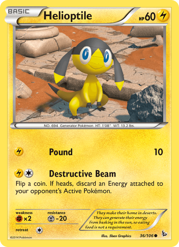 Helioptile (XY - Flashfire)