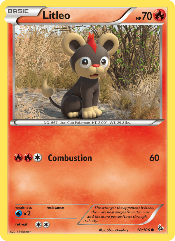 Litleo (18) (XY - Flashfire)