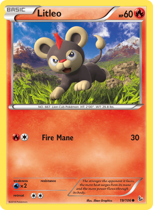 Litleo (19) (XY - Flashfire)