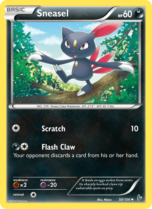 Sneasel (50) (XY - Flashfire)
