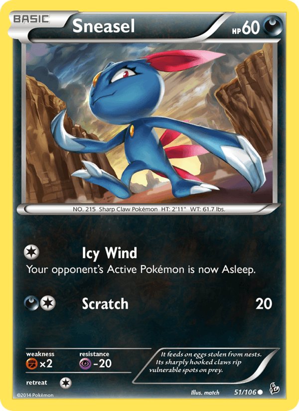 Sneasel (51) (XY - Flashfire)
