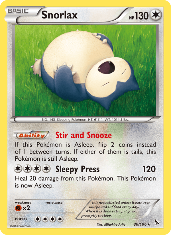 Snorlax (XY - Flashfire)