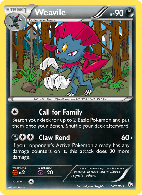Weavile (XY - Flashfire)