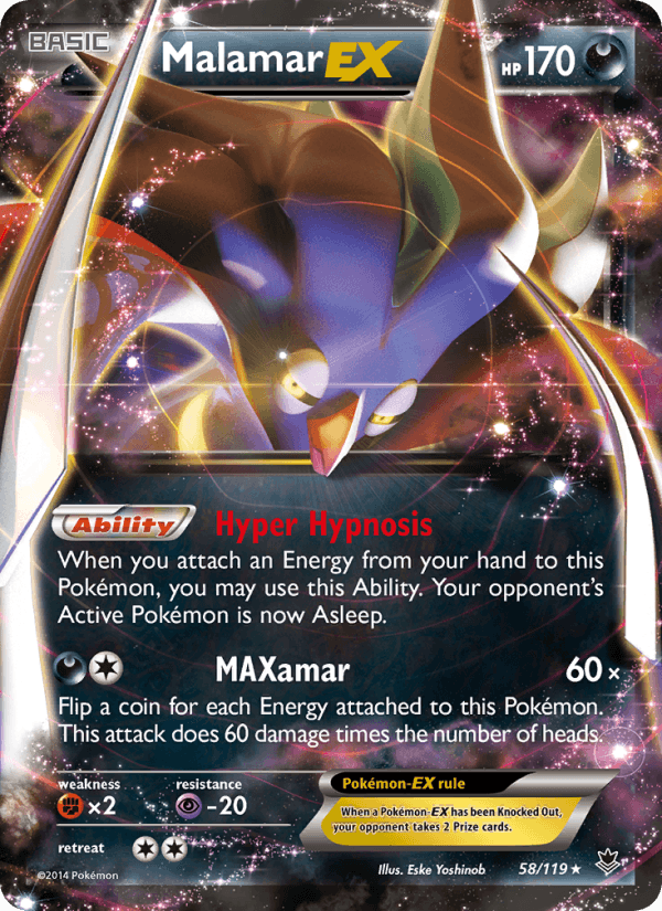 Malamar EX (XY - Phantom Forces)