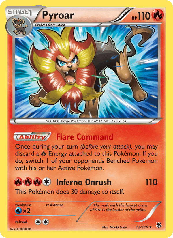 Pyroar (XY - Phantom Forces)