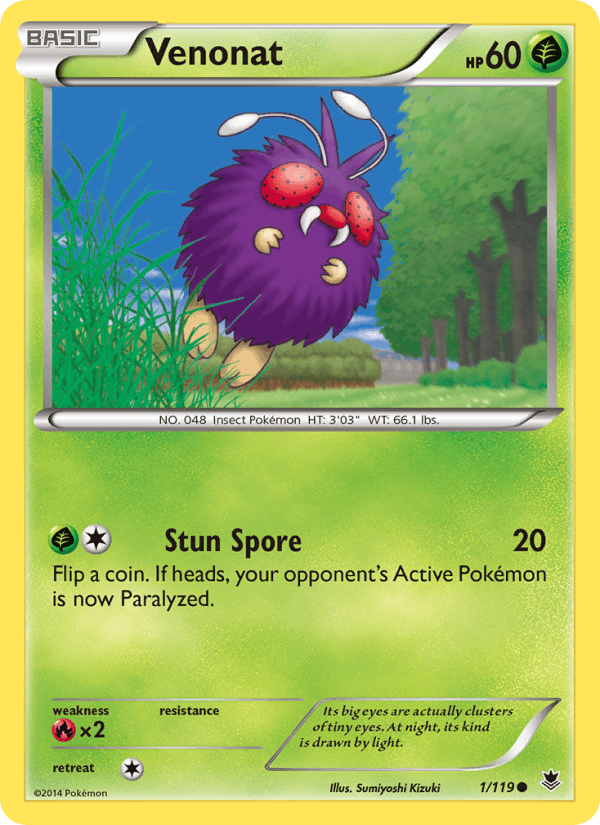 Venonat (XY - Phantom Forces)