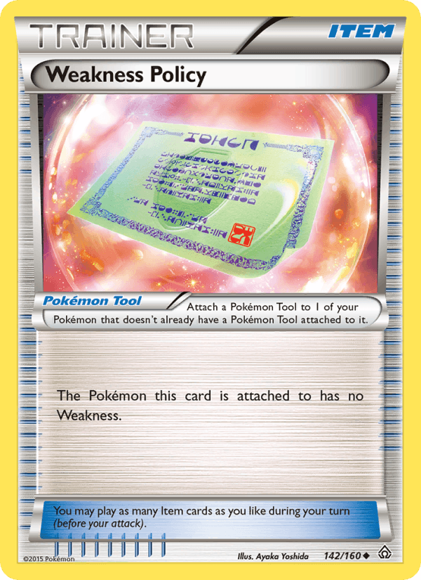 Weakness Policy (XY - Primal Clash)