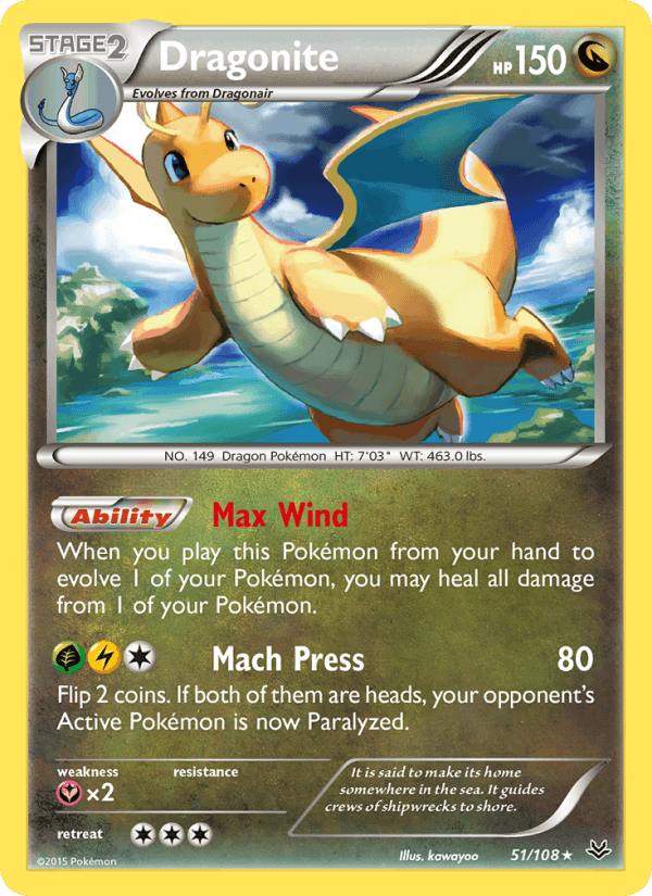 Dragonite (51) (XY - Roaring Skies)
