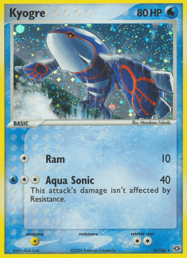 Kyogre - 006/106 (EX Emerald)