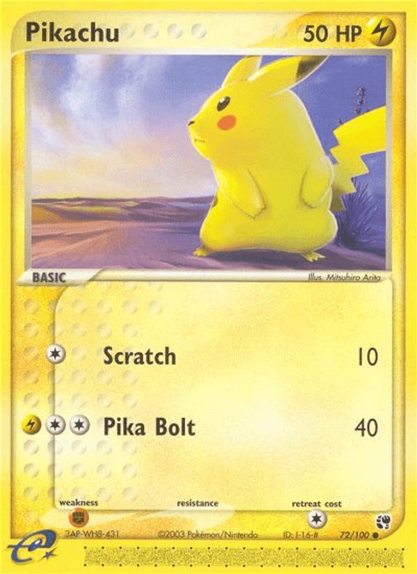 Pikachu (EX Sandstorm)