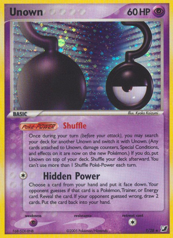 Unown (?) (EX Unseen Forces)