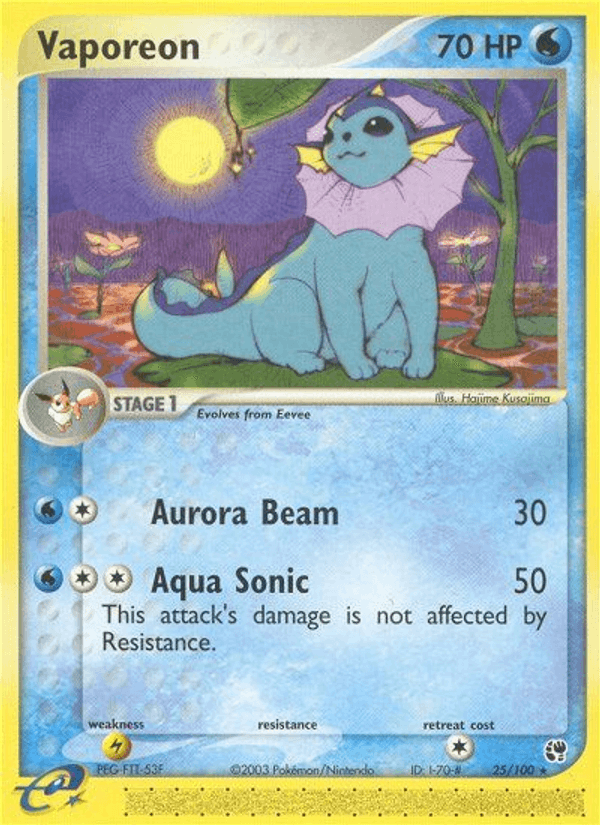 Vaporeon (EX Sandstorm)