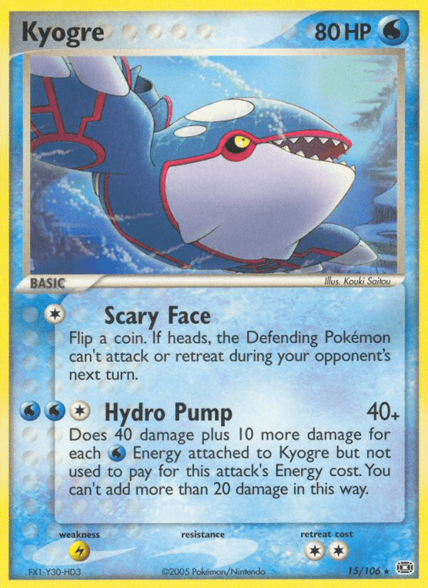 Kyogre - 015/106 (EX Emerald)