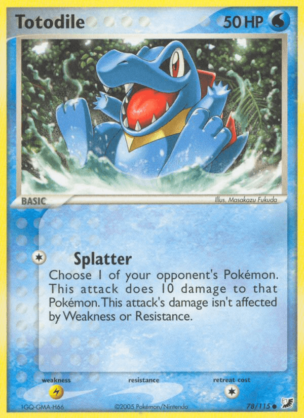 Totodile (EX Unseen Forces)