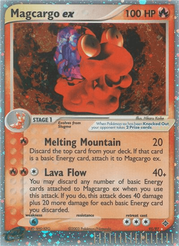 Magcargo ex (EX Dragon)