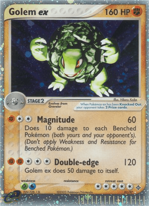 Golem ex (EX Dragon)