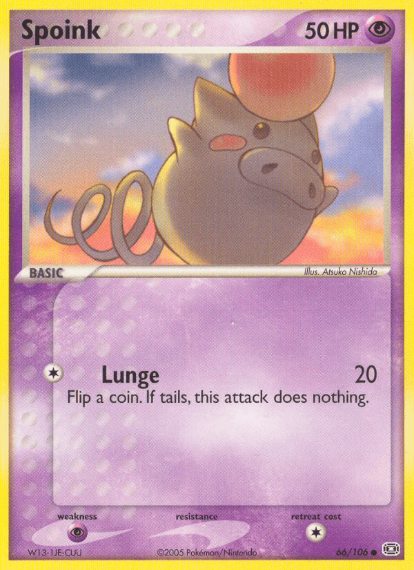 Spoink - 066/106 (EX Emerald)