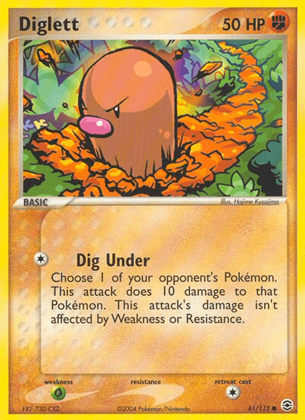 Diglett (EX FireRed & LeafGreen)