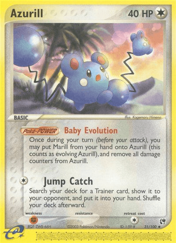 Azurill (EX Sandstorm)