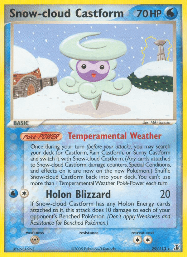 Snow-cloud Castform (EX Delta Species)