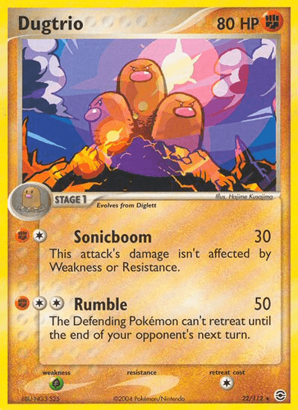 Dugtrio (EX FireRed & LeafGreen)