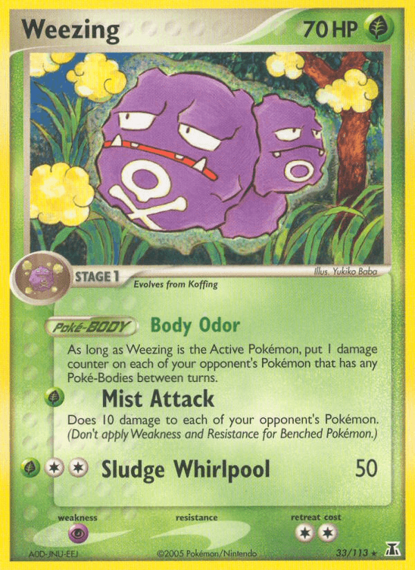Weezing (EX Delta Species)