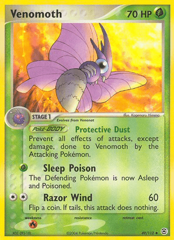 Venomoth (EX FireRed & LeafGreen)