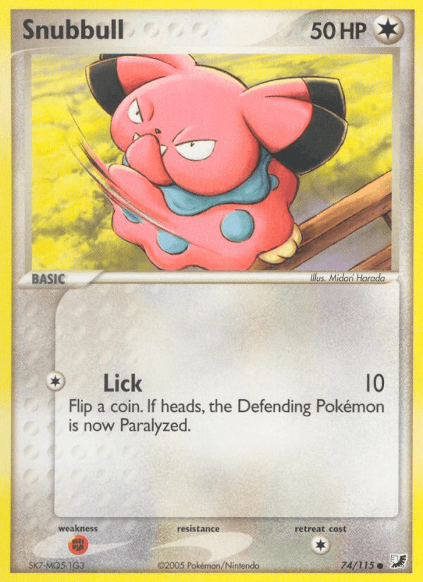 Snubbull (EX Unseen Forces)
