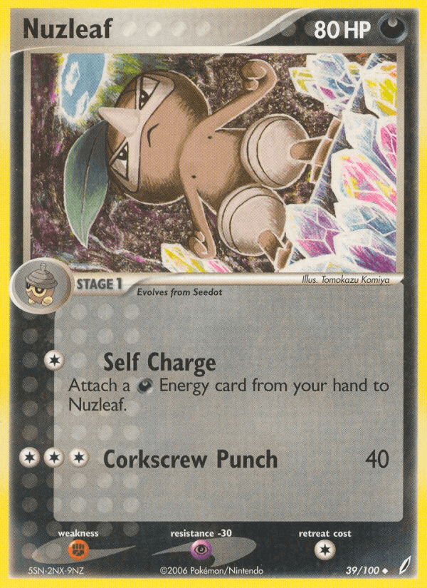Nuzleaf (EX Crystal Guardians)
