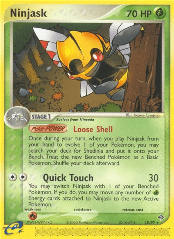 Ninjask - 18/97 (EX Dragon)