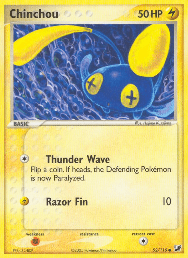 Chinchou (EX Unseen Forces)