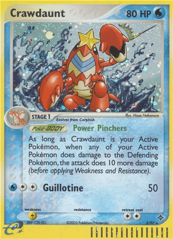 Crawdaunt - 3/97 (EX Dragon)
