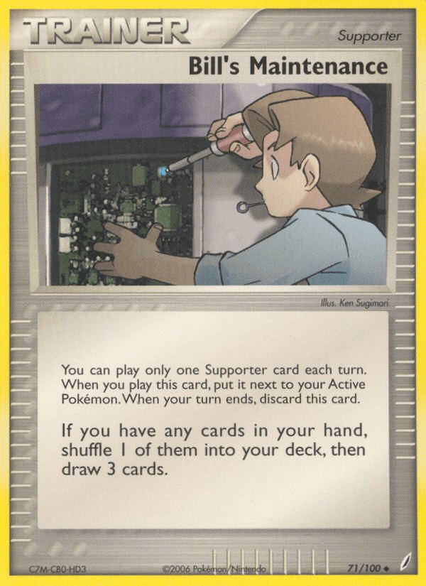 Bill's Maintenance (EX Crystal Guardians)