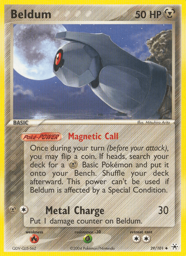 Beldum - 29/101 (EX Hidden Legends)